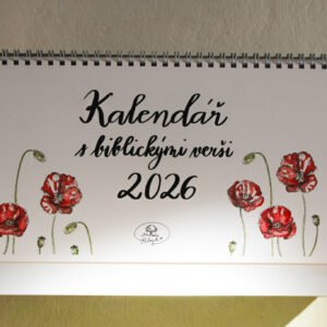 Stolní kalendář 2026 s biblickými verši