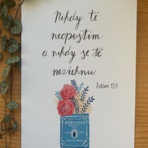 Biblická karta Nikdy tě neopustím