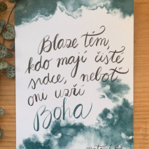 Biblická karta Blaze těm, kdo mají čisté srdce